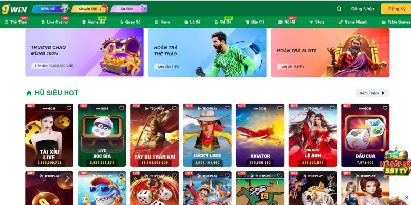 Tìm hiểu thông tin nổi bật về nhà cái 9WIN